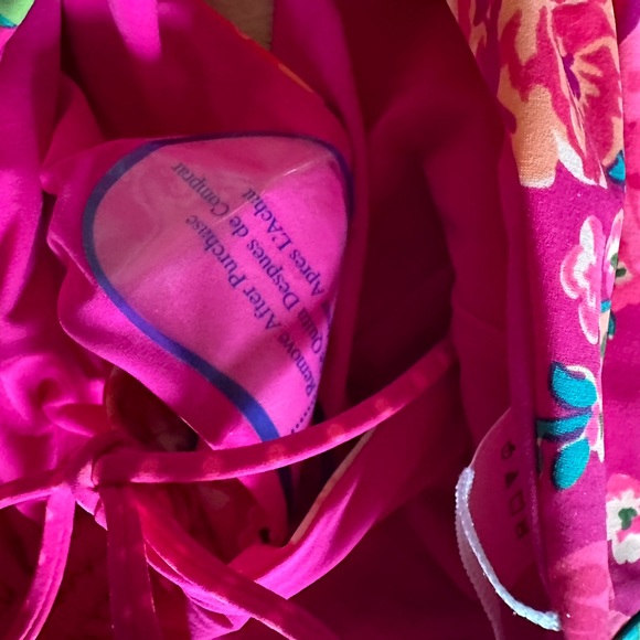 BNWT Skinny Dippers Crushin Kiara Pink Floral Two Piece Bathing Suit. Medium - Picture 6 of 9